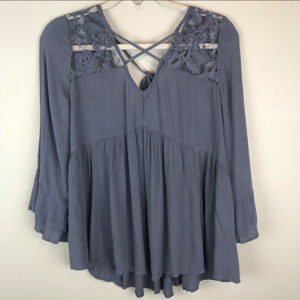American Eagle Outfitters AEO Lace Top Blouse